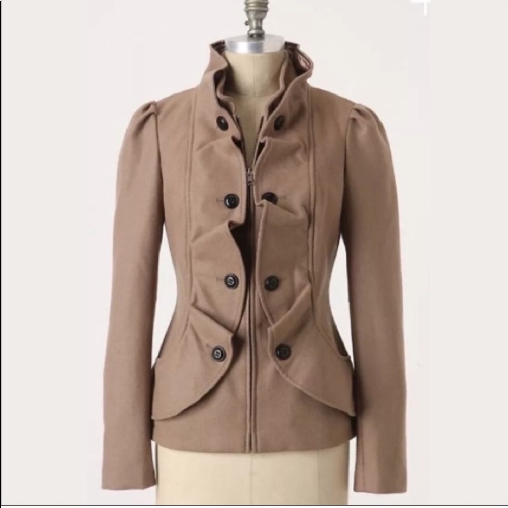 Idra Cream Confection Wool Blend Jacket